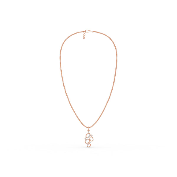 Cosmic Orbit Cluster Diamond Pendant