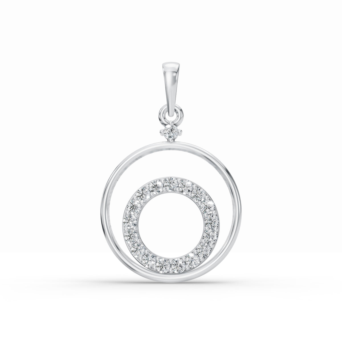 Eternal Circle Diamond Pendant