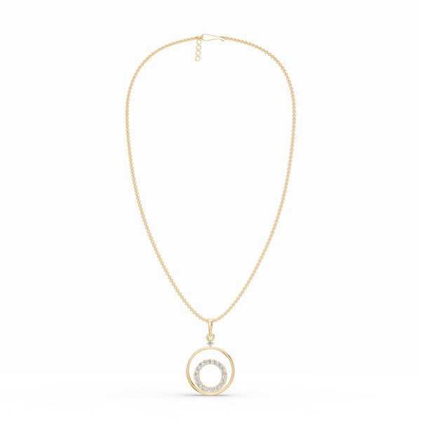 Eternal Circle Diamond Pendant