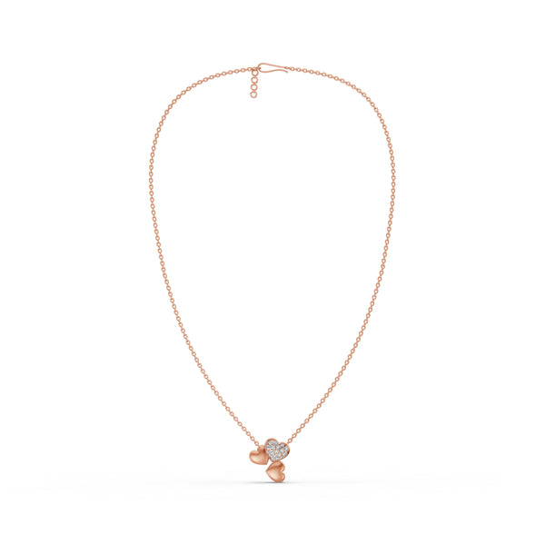 Trio Heart Diamond Pendant