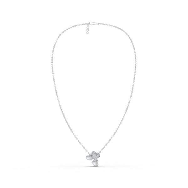 Trio Heart Diamond Pendant