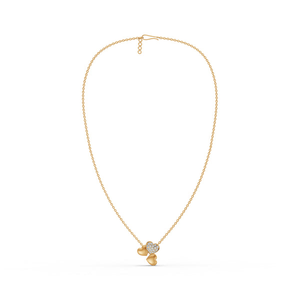 Trio Heart Diamond Pendant