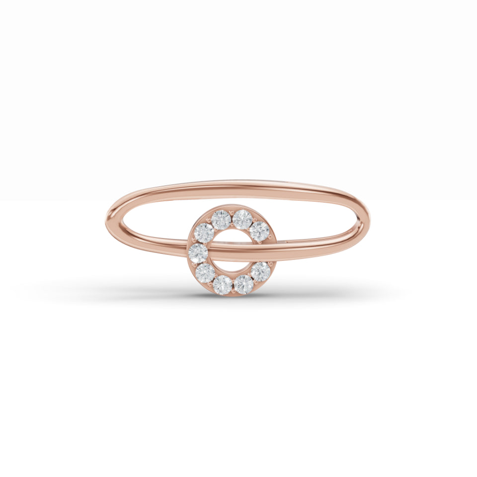 Spinning Circle Diamond Pendant