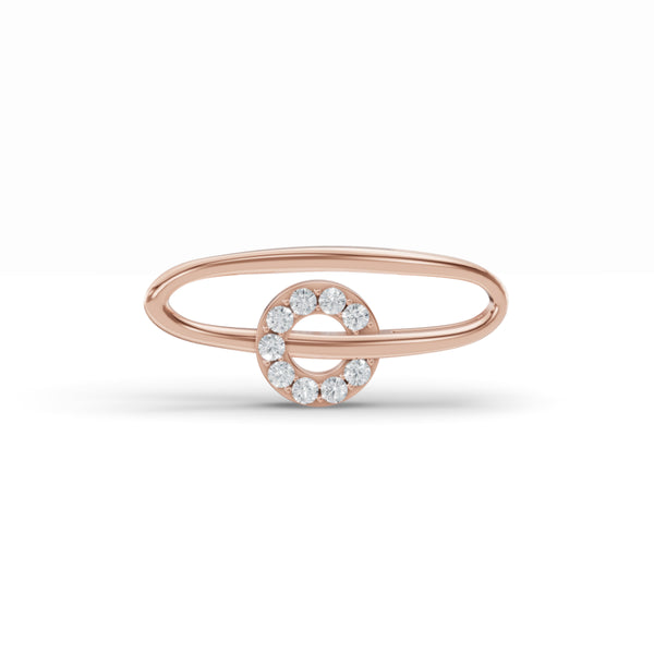 Spinning Circle Diamond Pendant