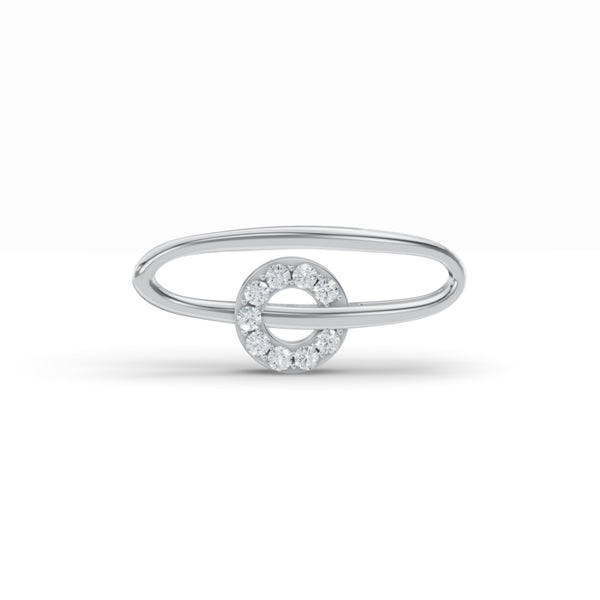 Spinning Circle Diamond Pendant