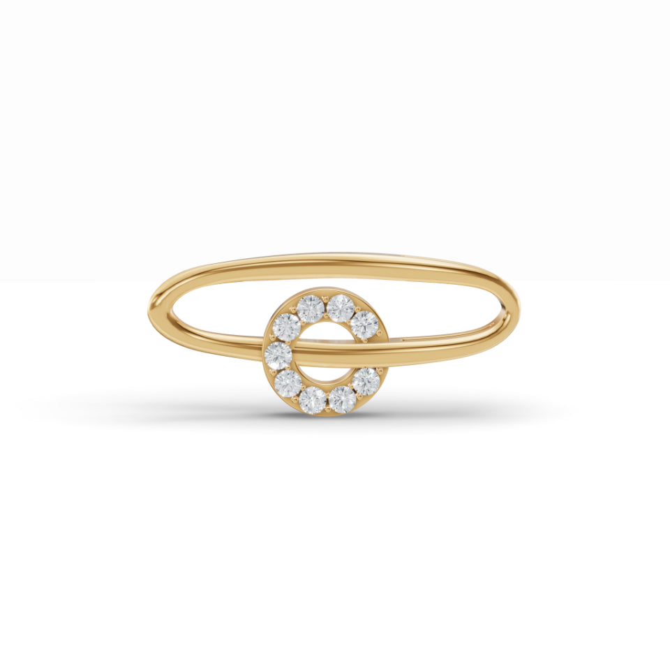 Spinning Circle Diamond Pendant