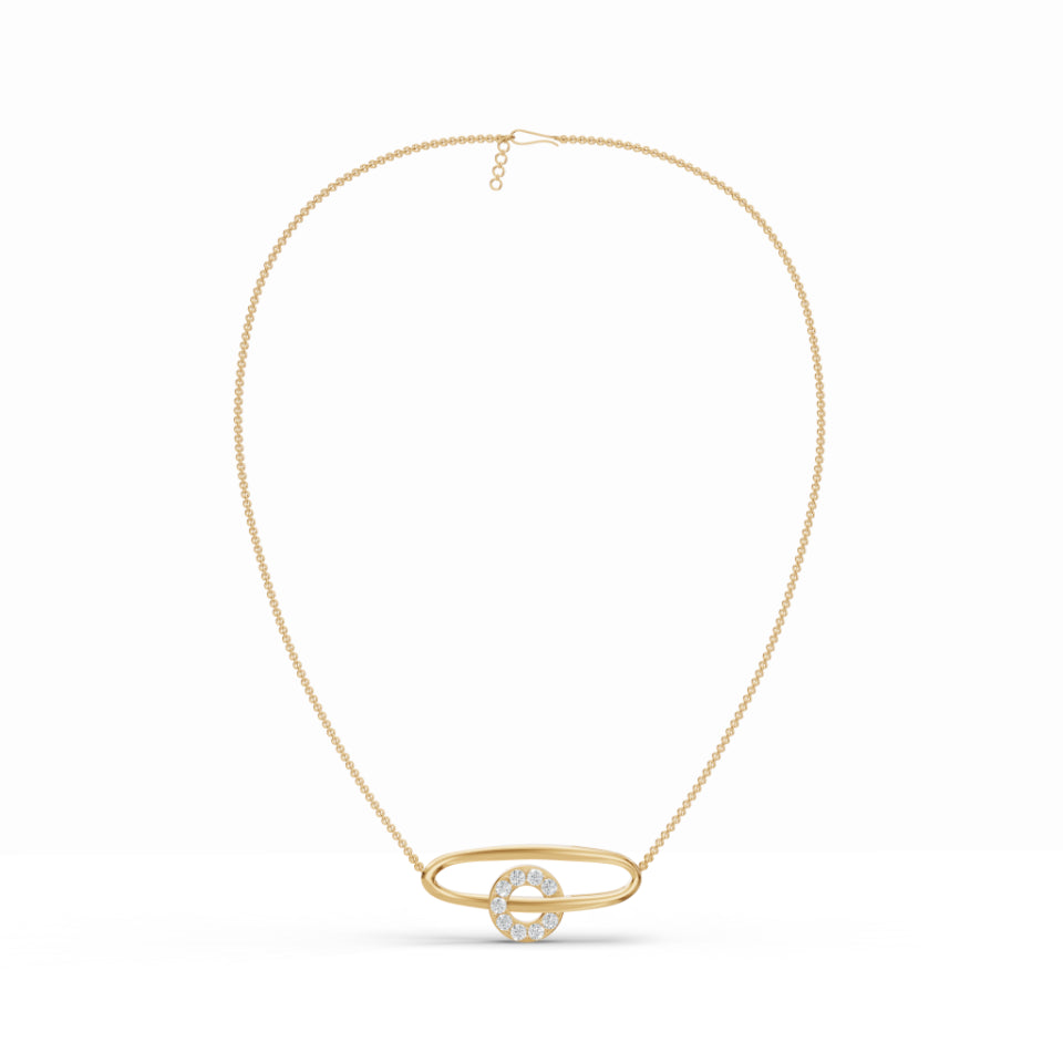 Spinning Circle Diamond Pendant