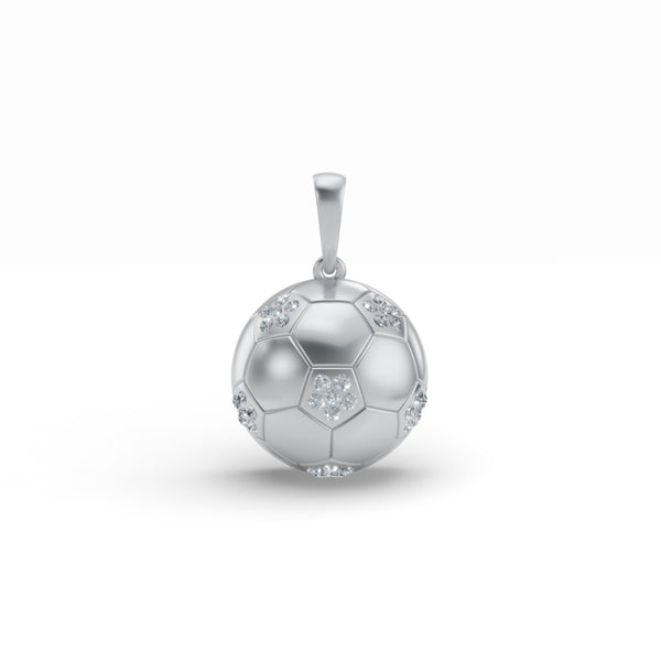 Touchdown Football Diamond Pendant