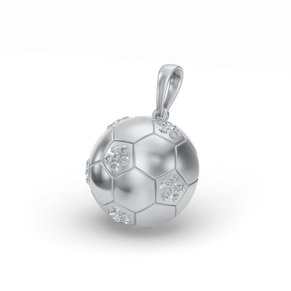 Touchdown Football Diamond Pendant