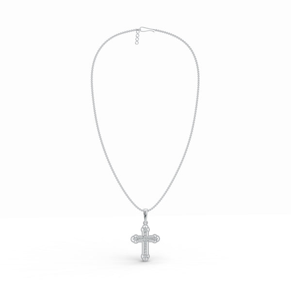 Evoking Faith Cross Diamond Pendant