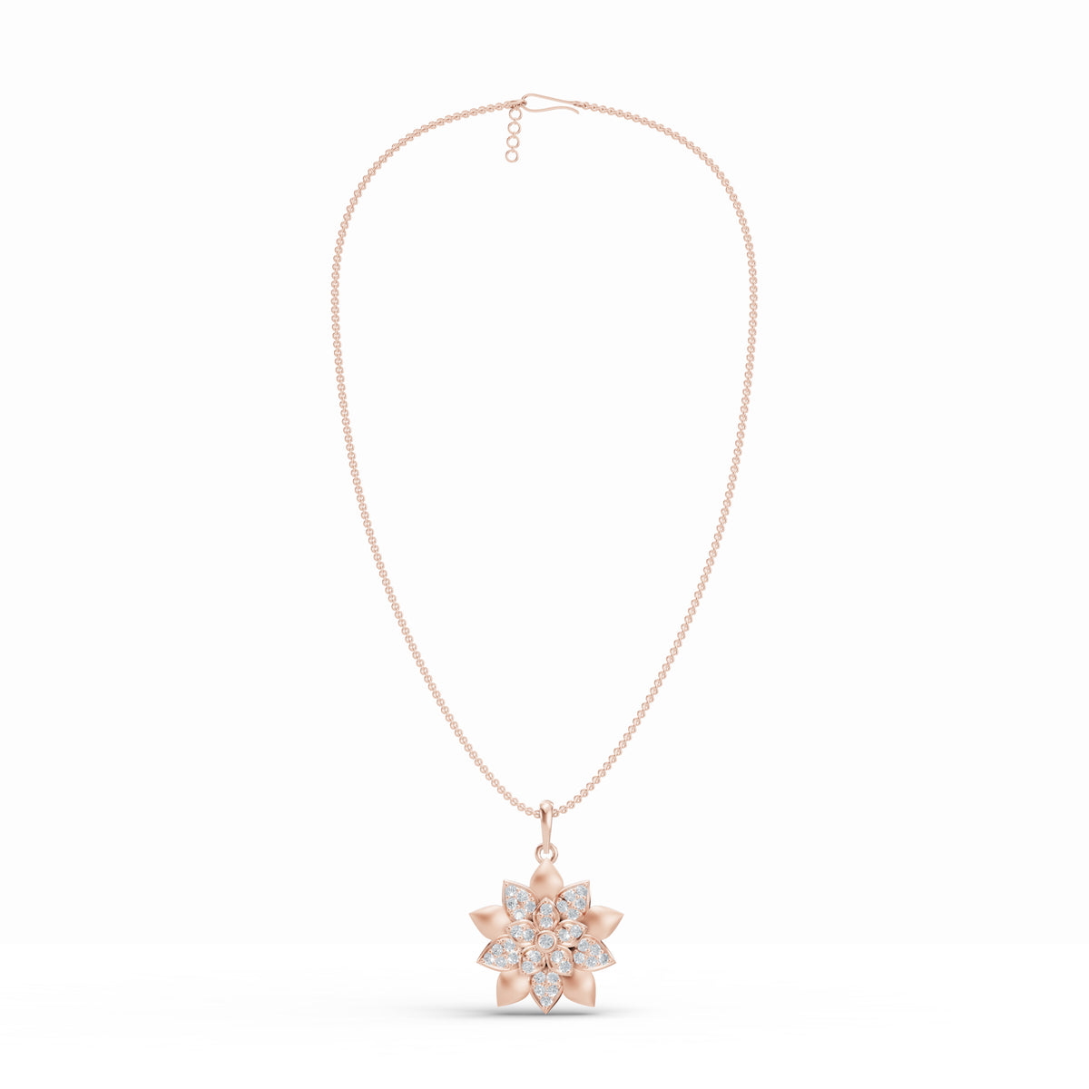 Blossom Bloom Diamond Pendant