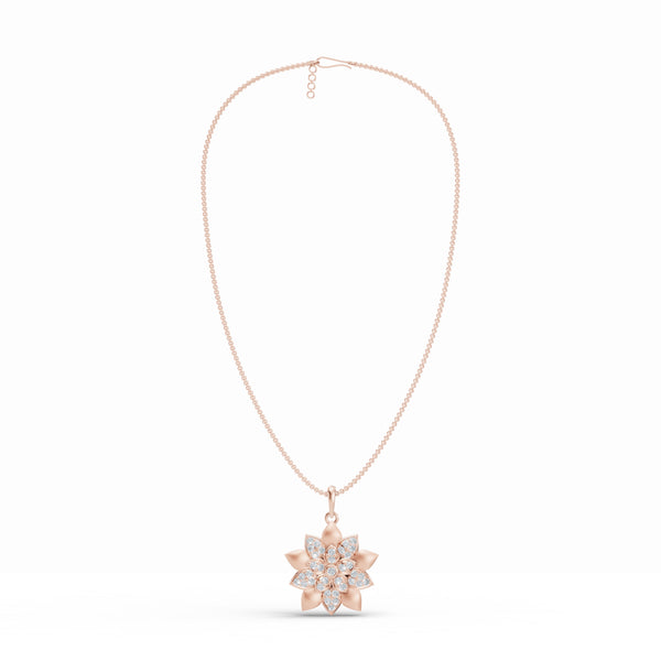 Blossom Bloom Diamond Pendant