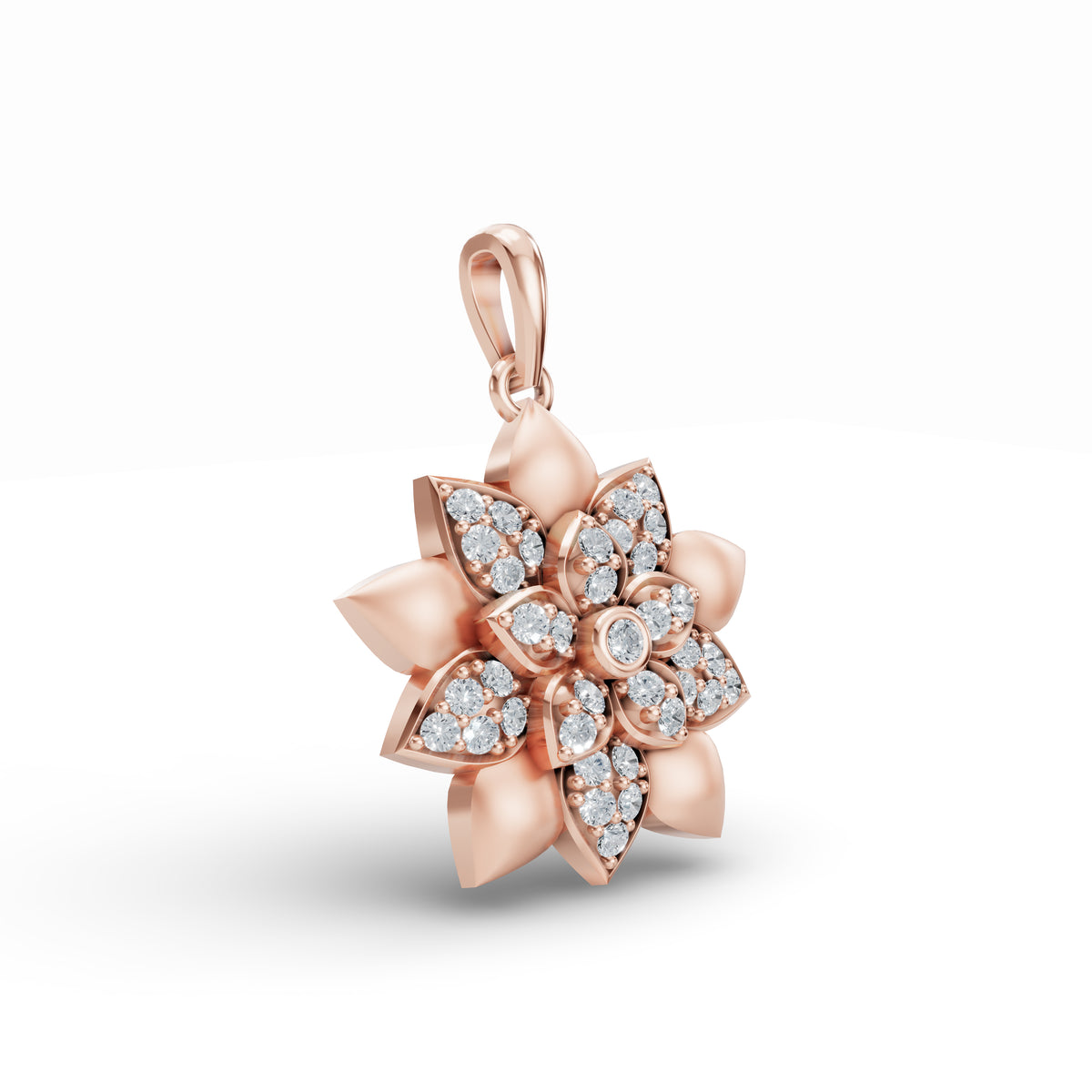 Blossom Bloom Diamond Pendant