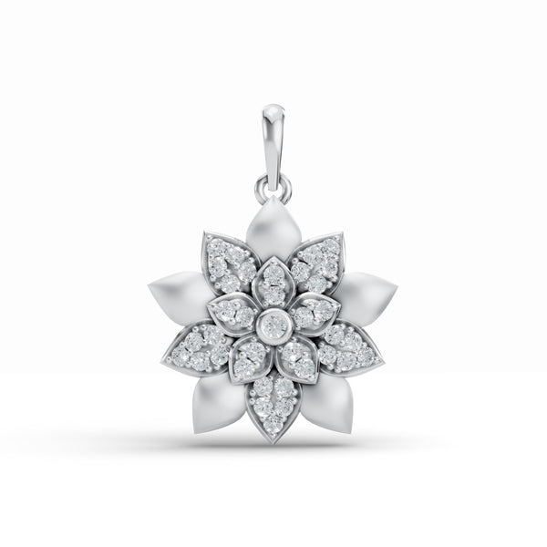 Blossom Bloom Diamond Pendant