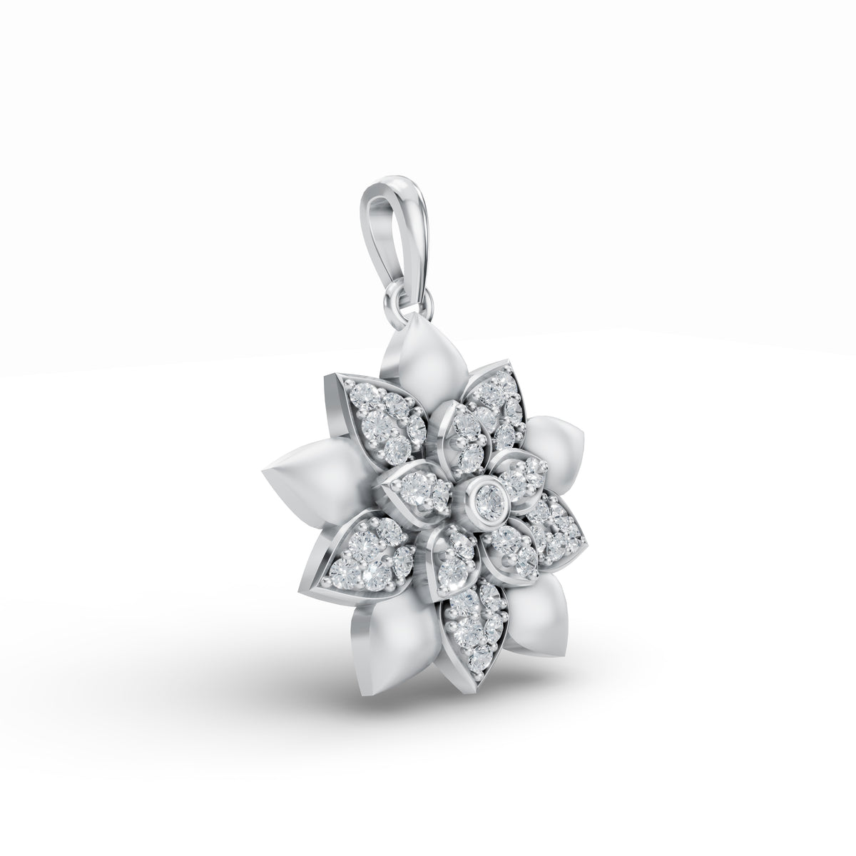 Blossom Bloom Diamond Pendant