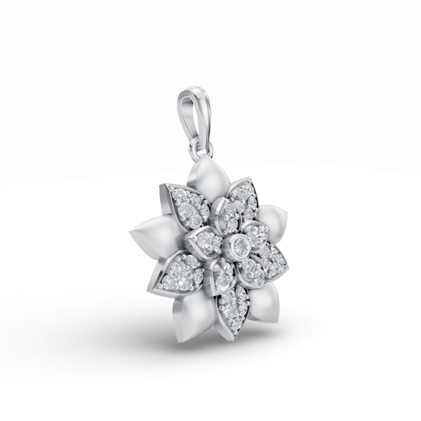 Blossom Bloom Diamond Pendant