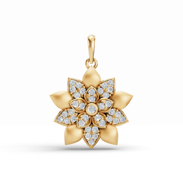 Blossom Bloom Diamond Pendant