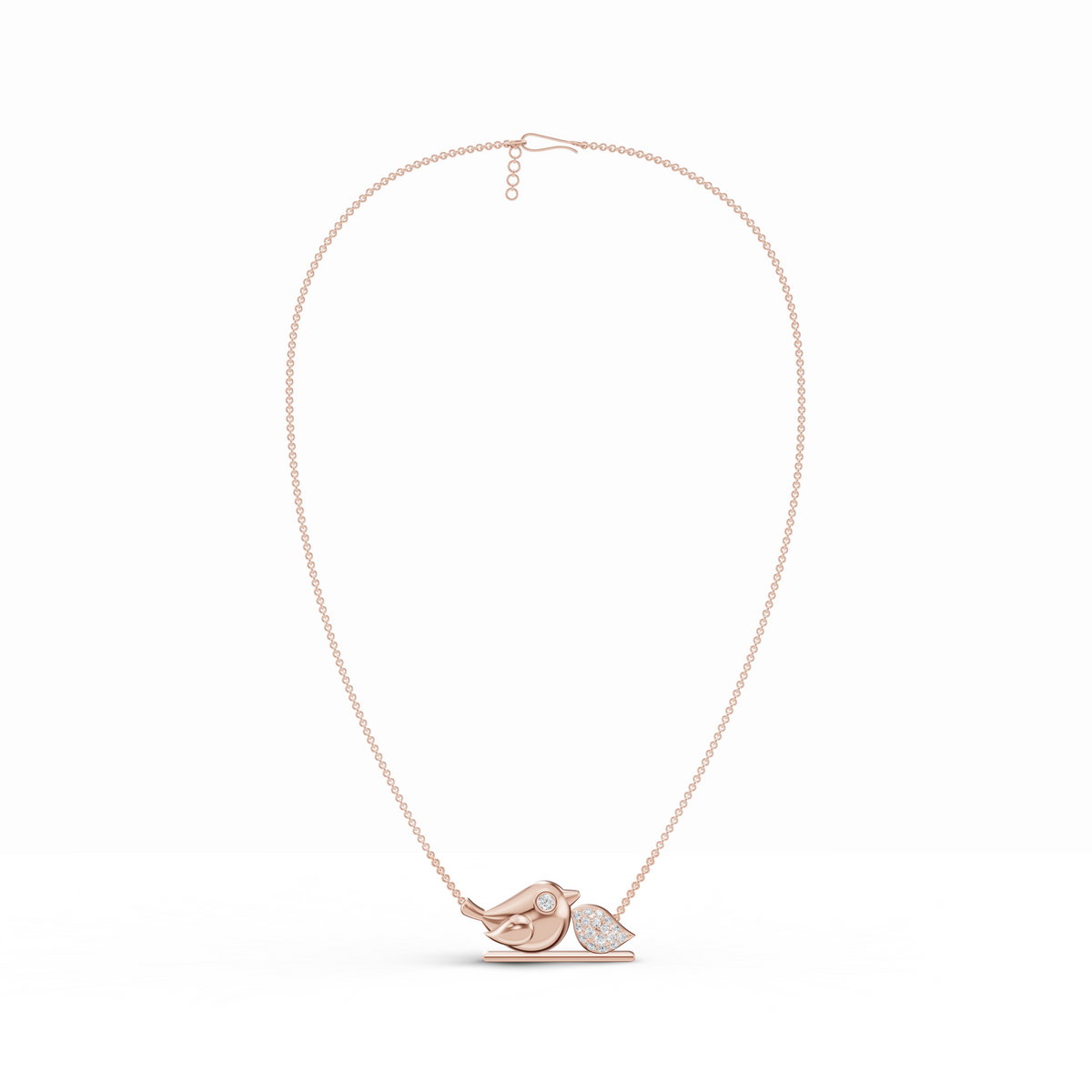 Little Bird Diamond Pendant with Chain