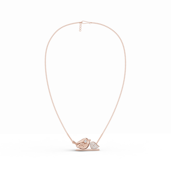 Little Bird Diamond Pendant with Chain