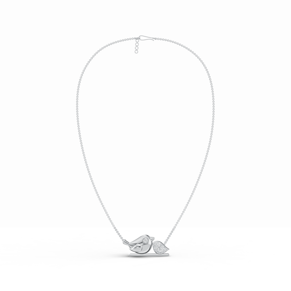 Little Bird Diamond Pendant with Chain