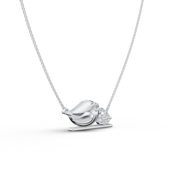 Little Bird Diamond Pendant with Chain