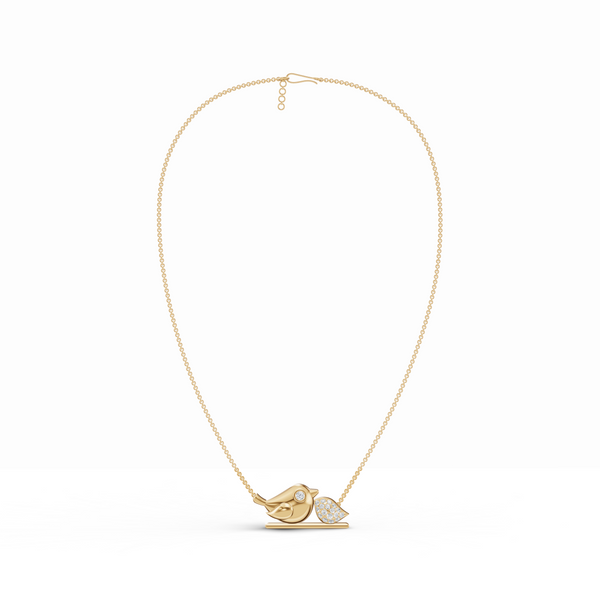 Little Bird Diamond Pendant with Chain