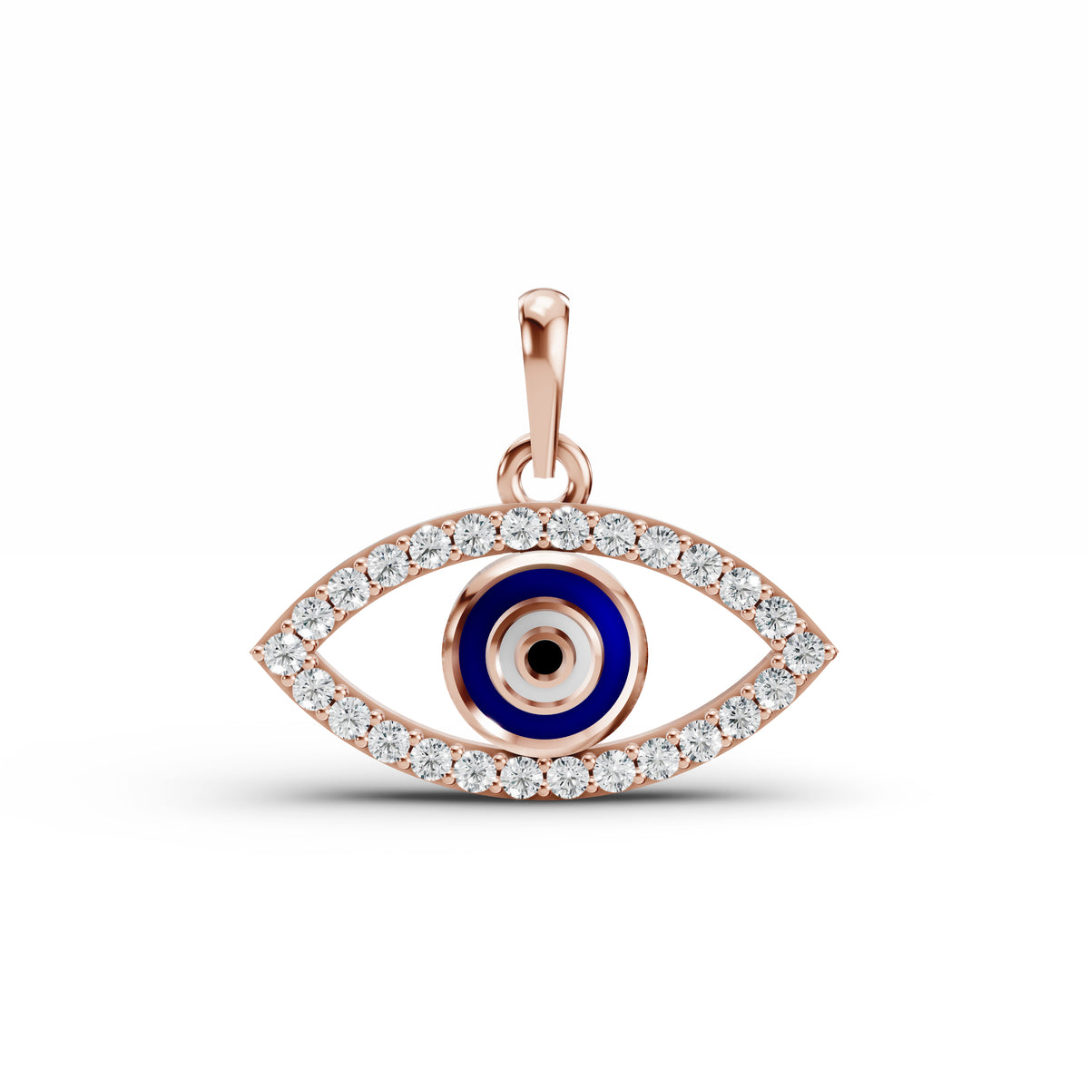 Evil Eye Diamond Pendant
