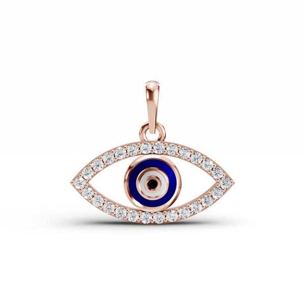 Evil Eye Diamond Pendant