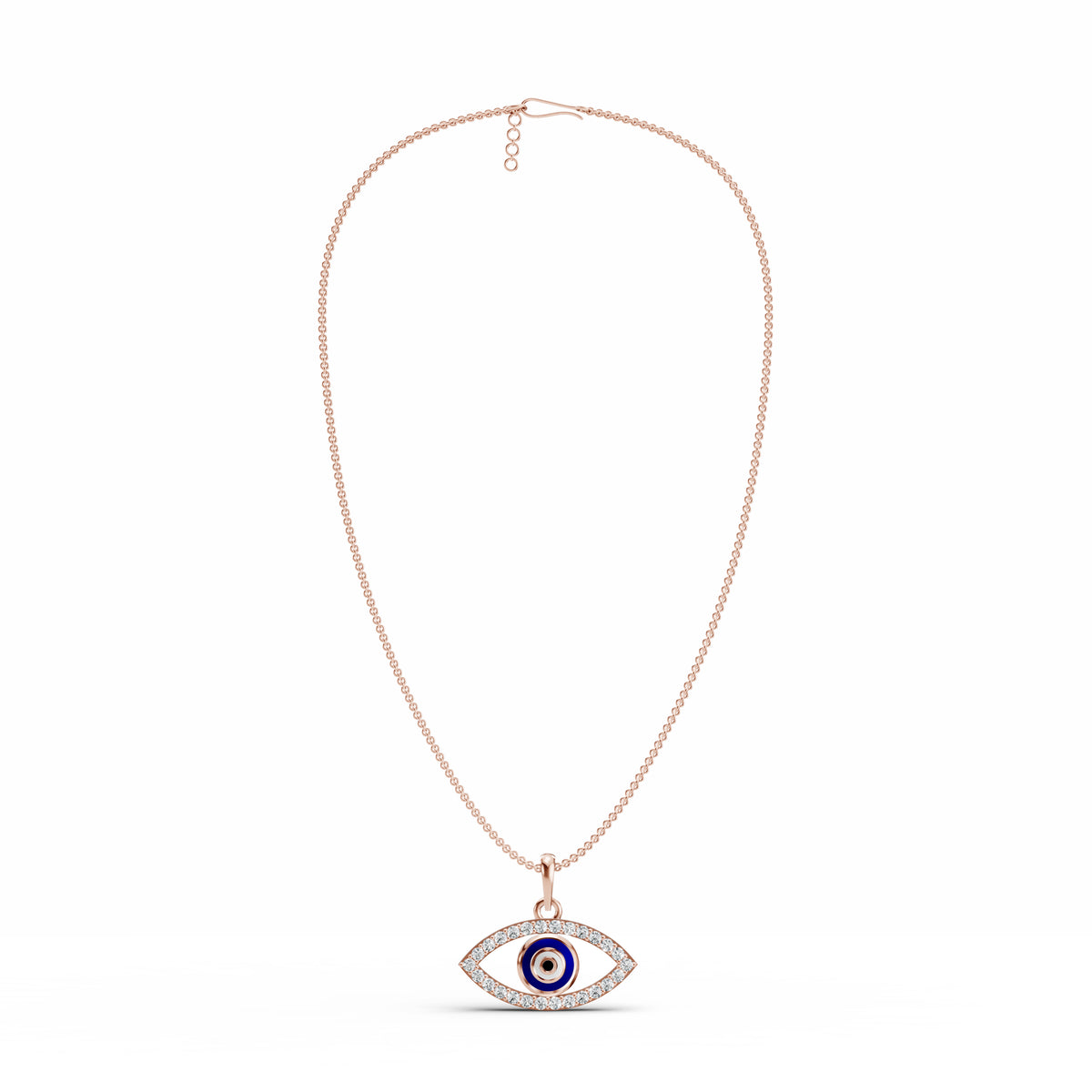 Evil Eye Diamond Pendant