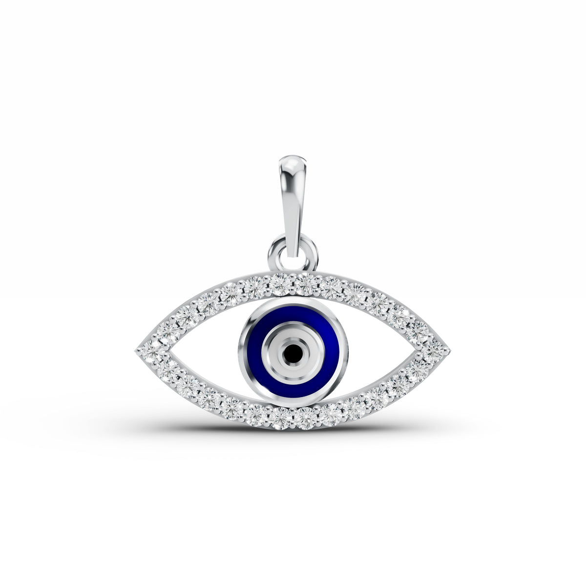 Evil Eye Diamond Pendant