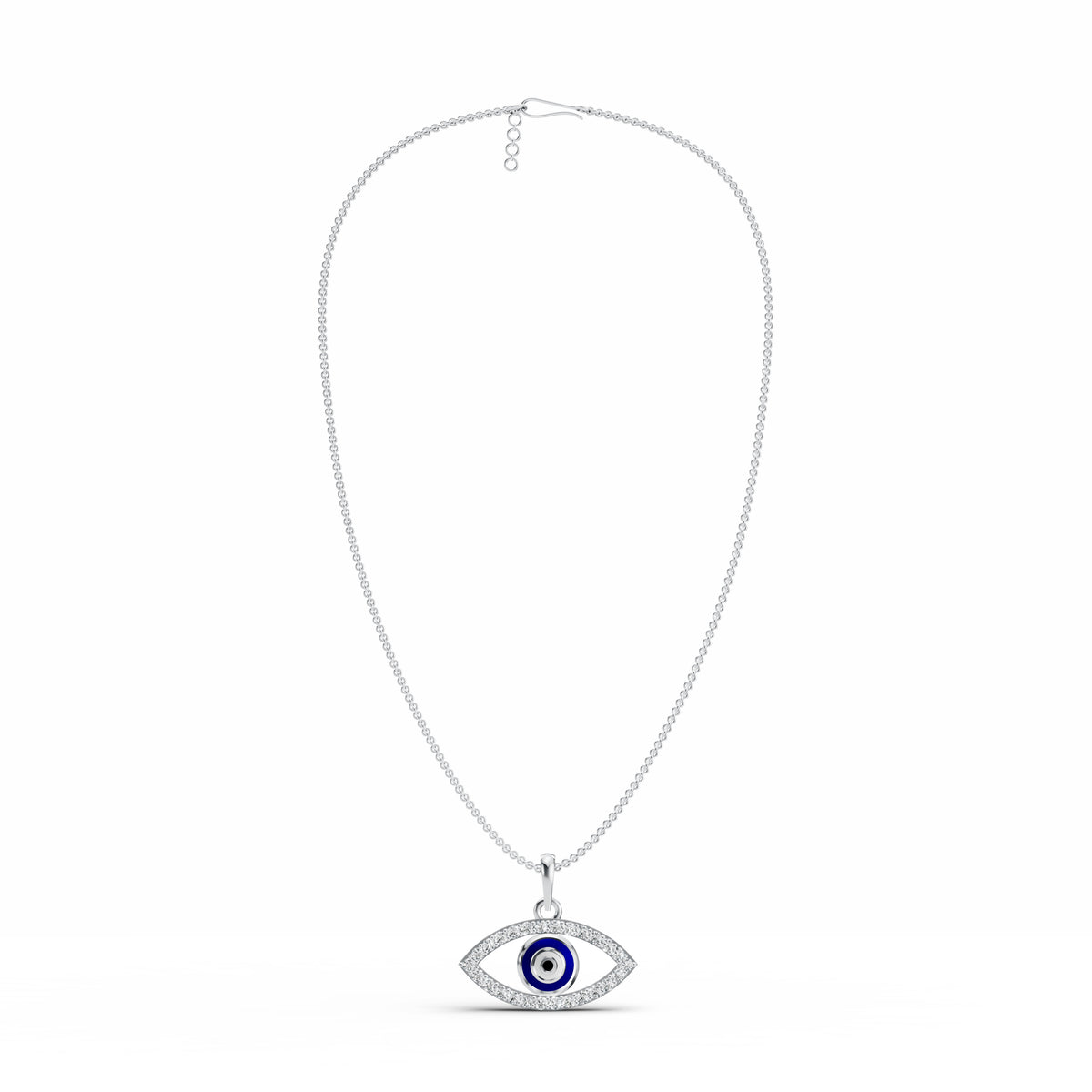 Evil Eye Diamond Pendant