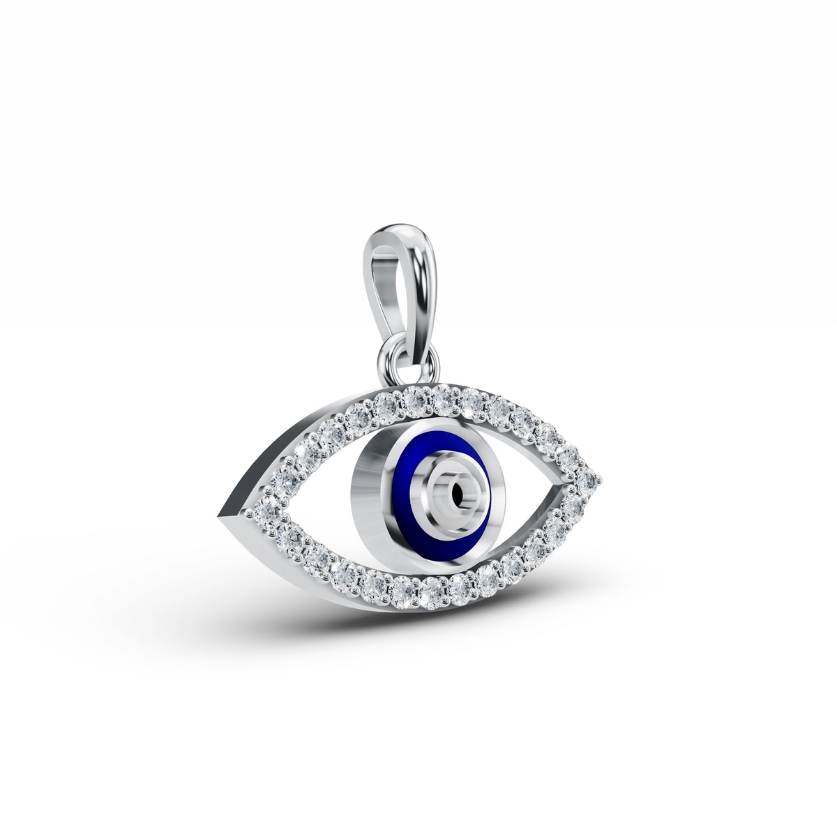 Evil Eye Diamond Pendant