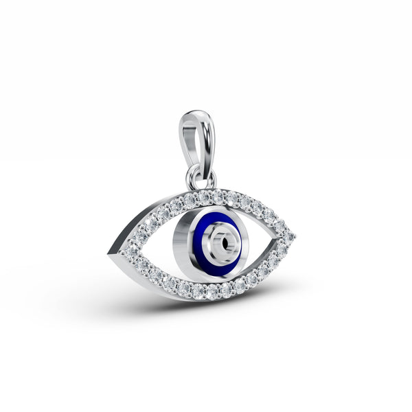 Evil Eye Diamond Pendant