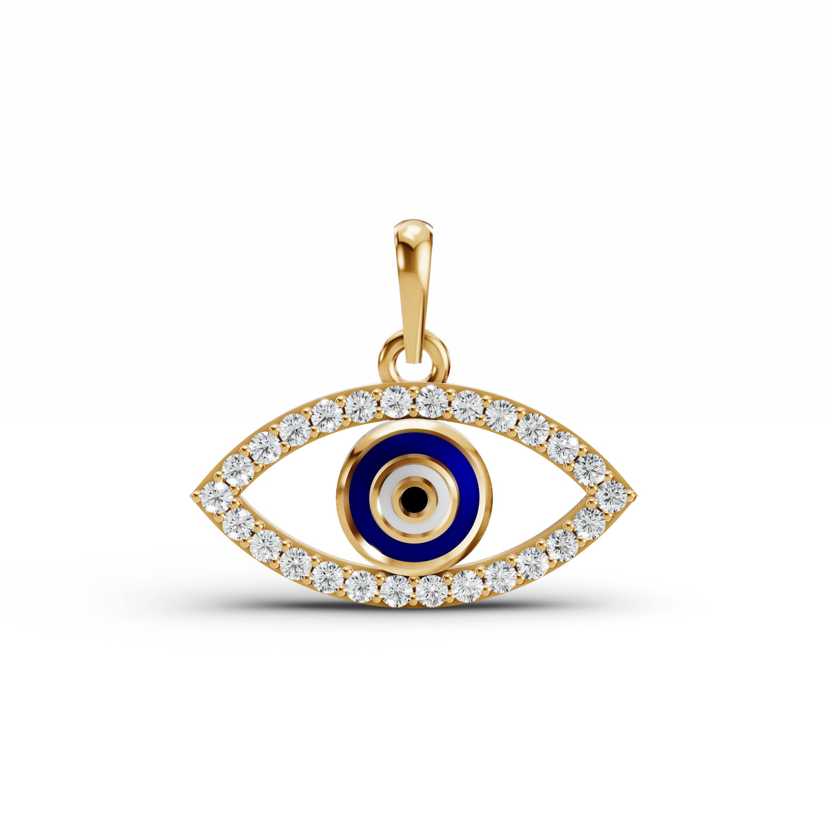 Evil Eye Diamond Pendant