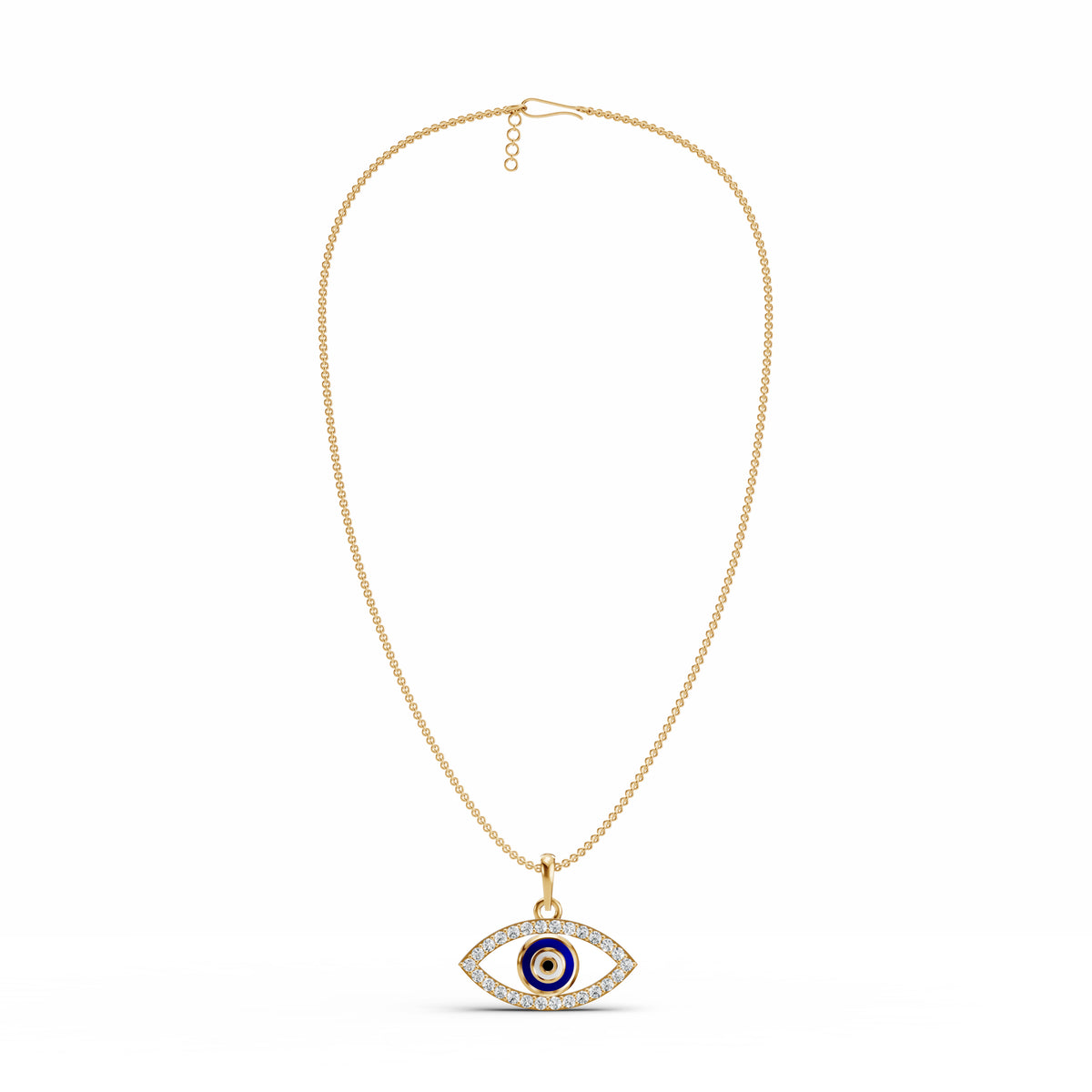 Evil Eye Diamond Pendant
