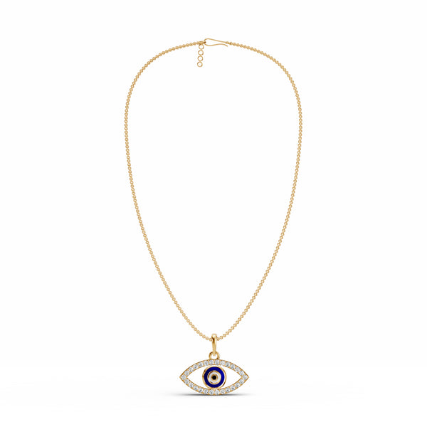 Evil Eye Diamond Pendant