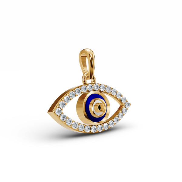 Evil Eye Diamond Pendant