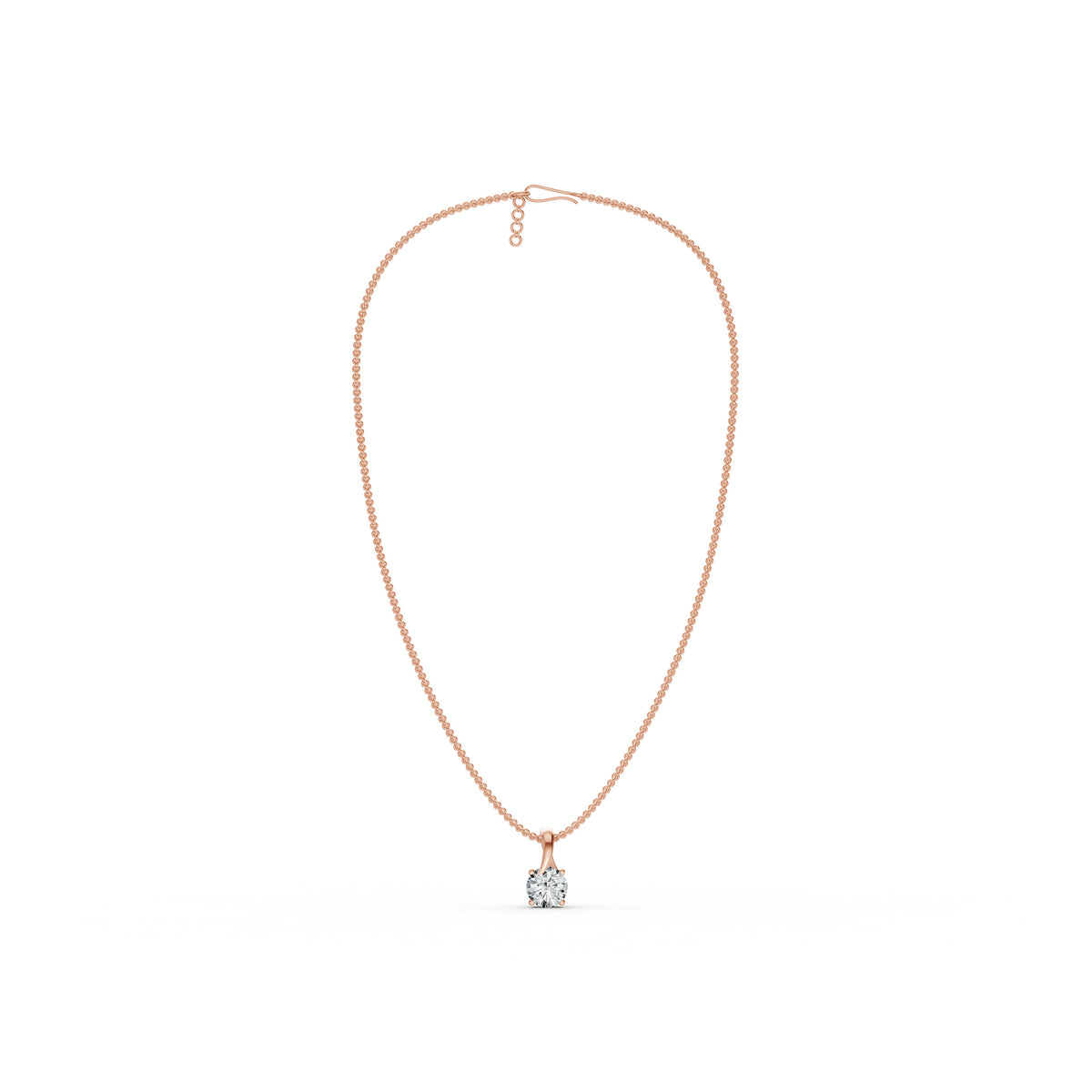Classic Solitaire Diamond Pendant