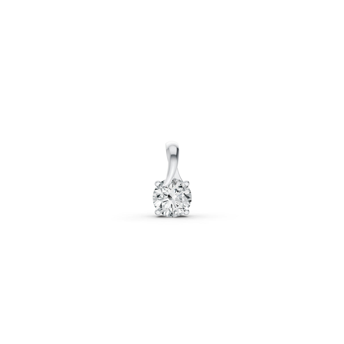 Classic Solitaire Diamond Pendant