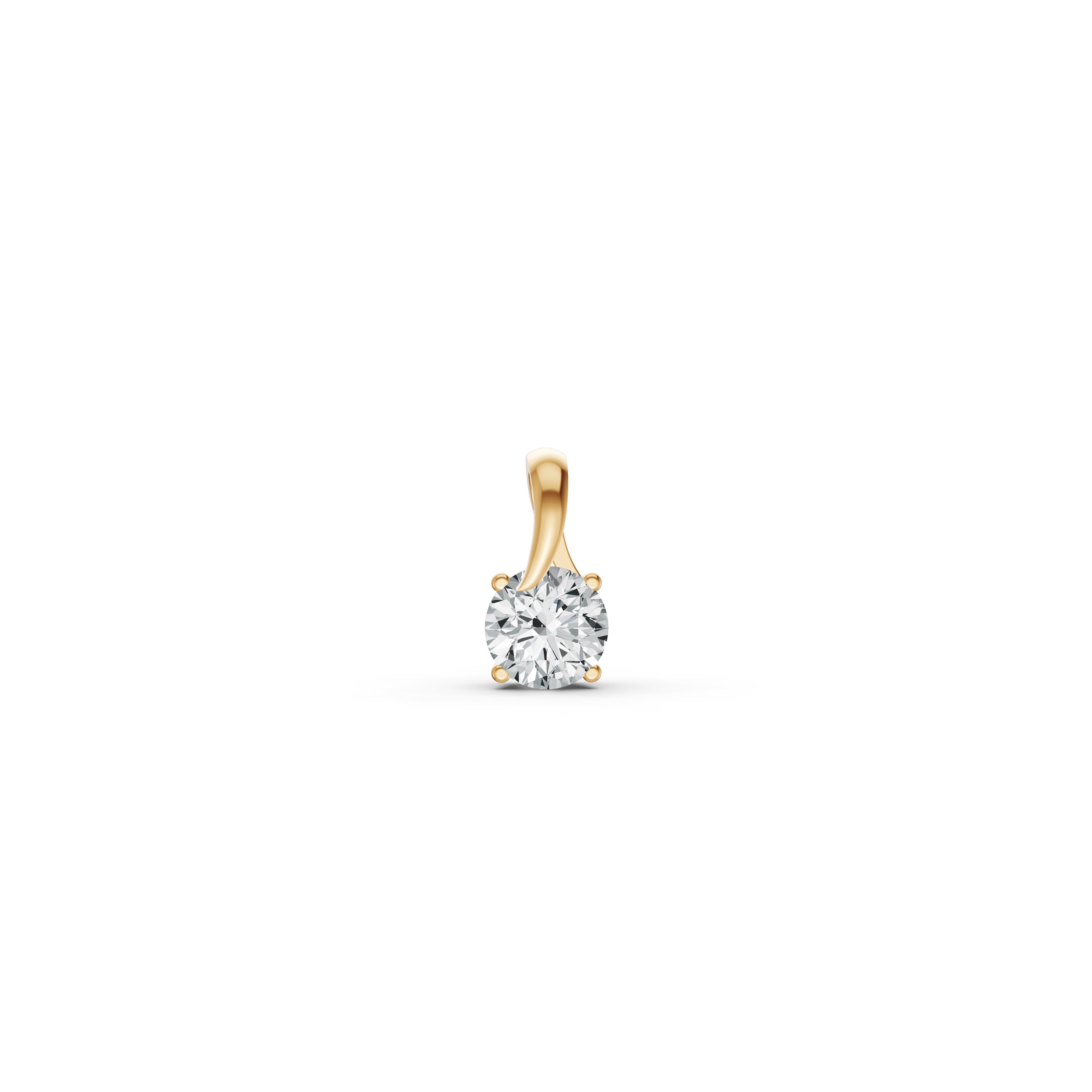 Classic Solitaire Diamond Pendant