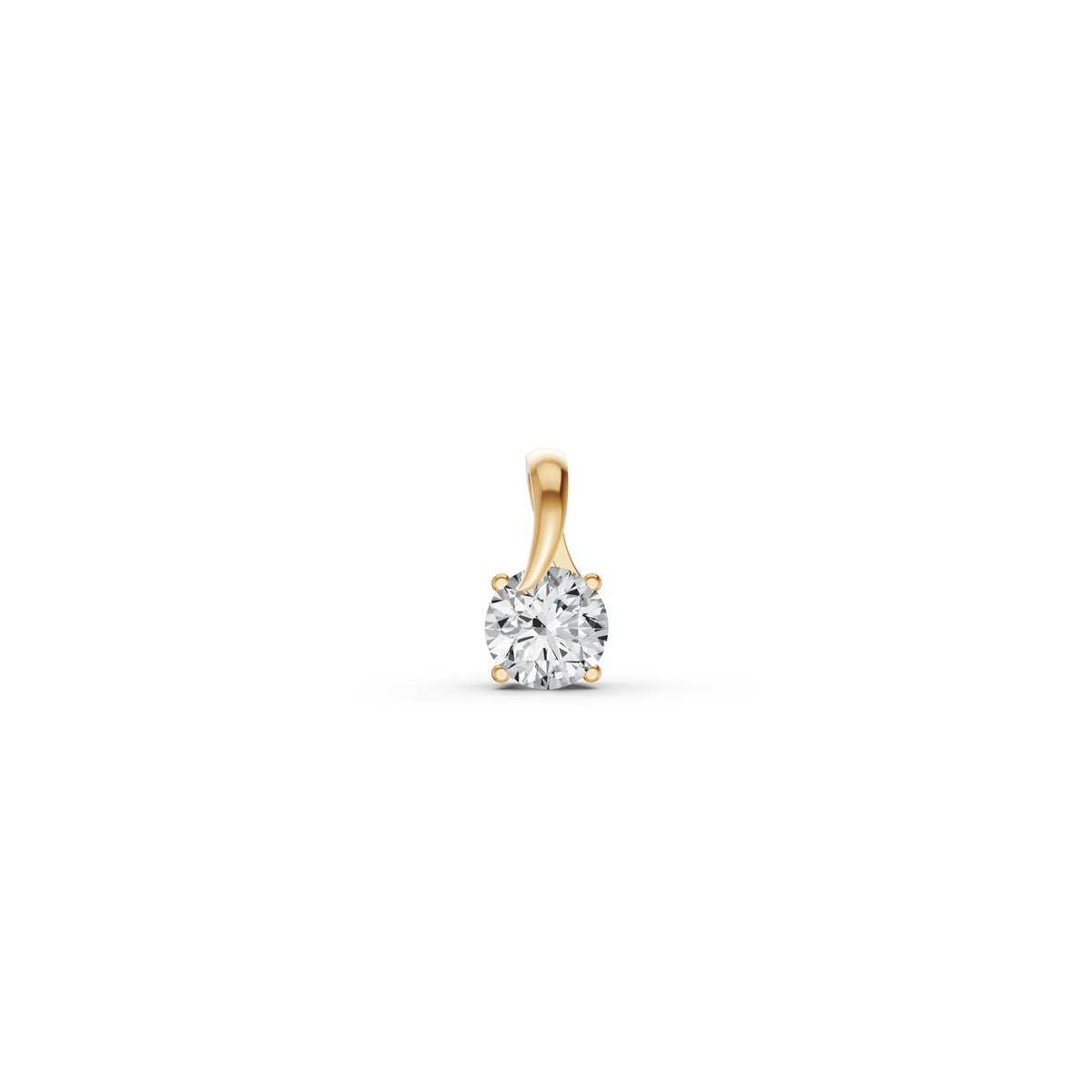 Classic Solitaire Diamond Pendant