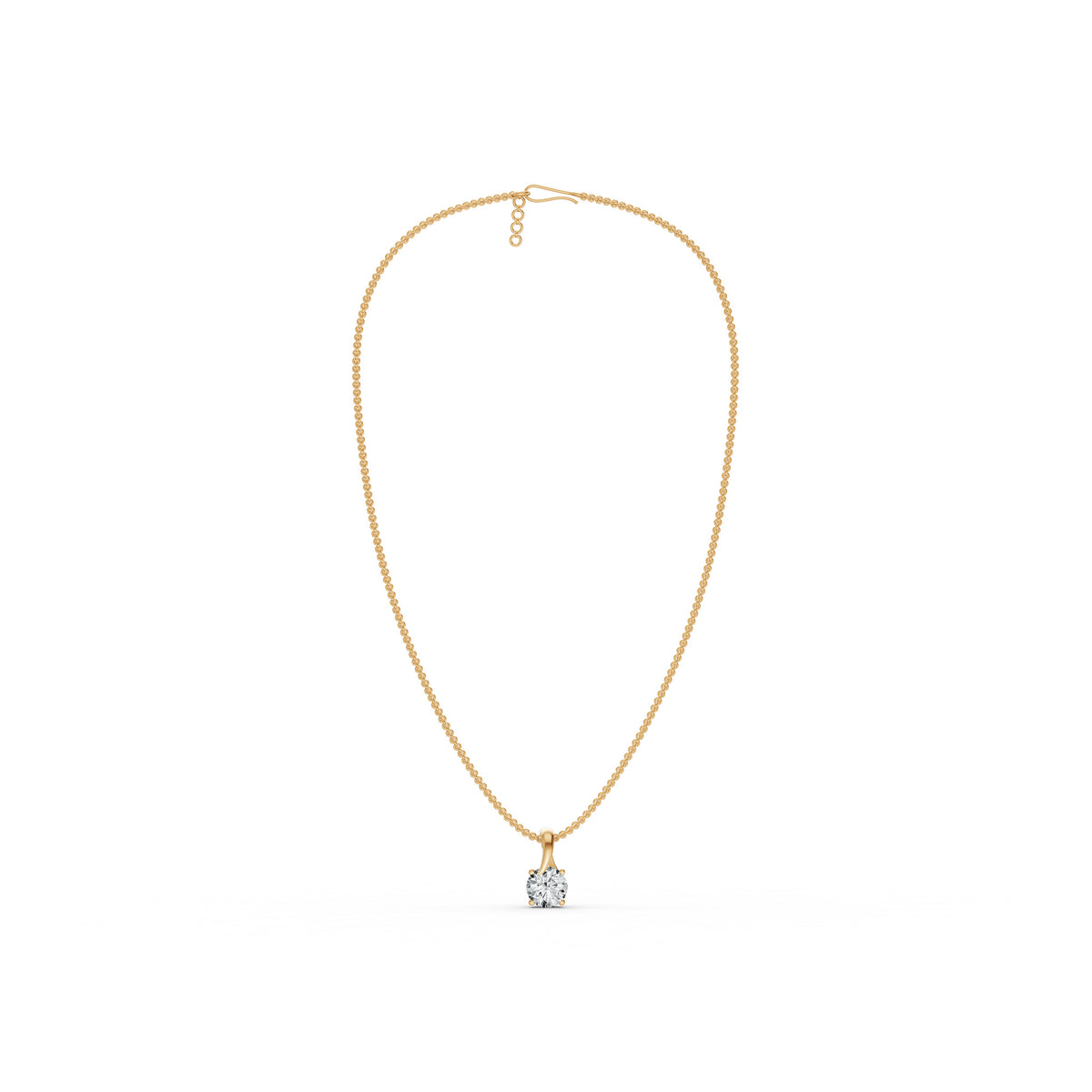 Classic Solitaire Diamond Pendant