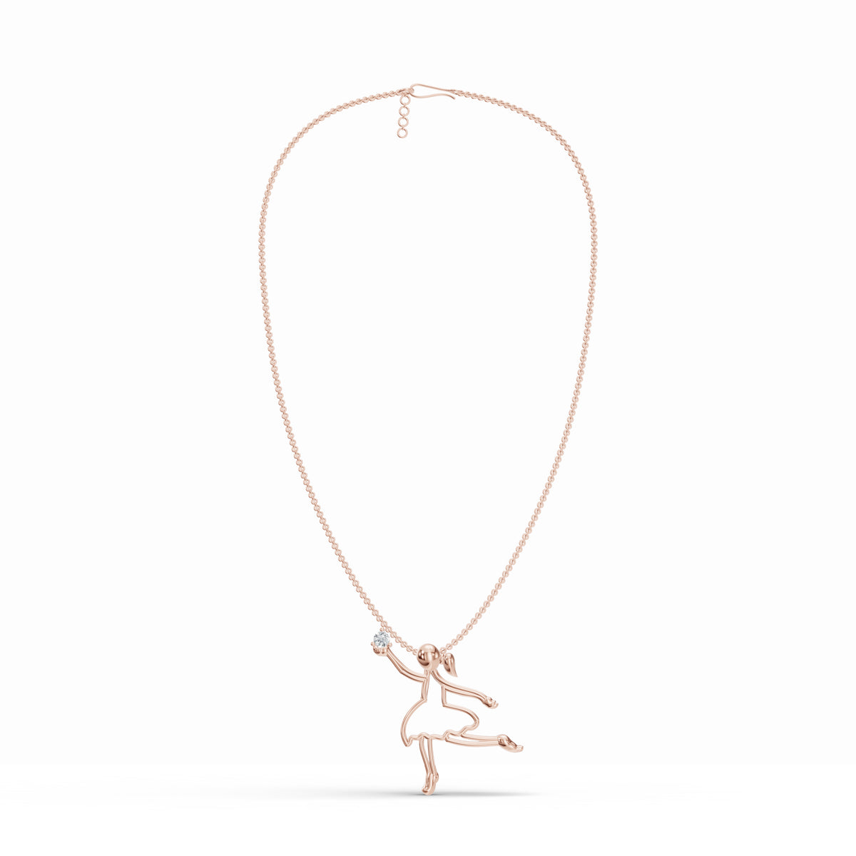 Ballerina Diamond Pendant