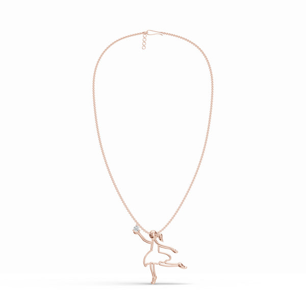 Ballerina Diamond Pendant
