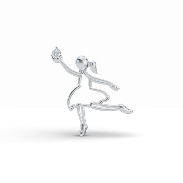 Ballerina Diamond Pendant