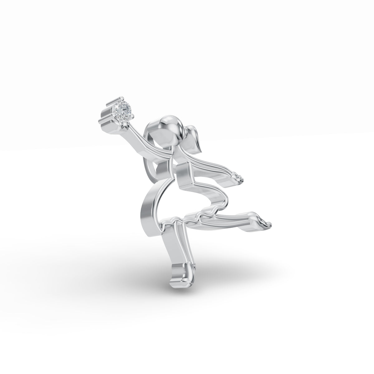 Ballerina Diamond Pendant