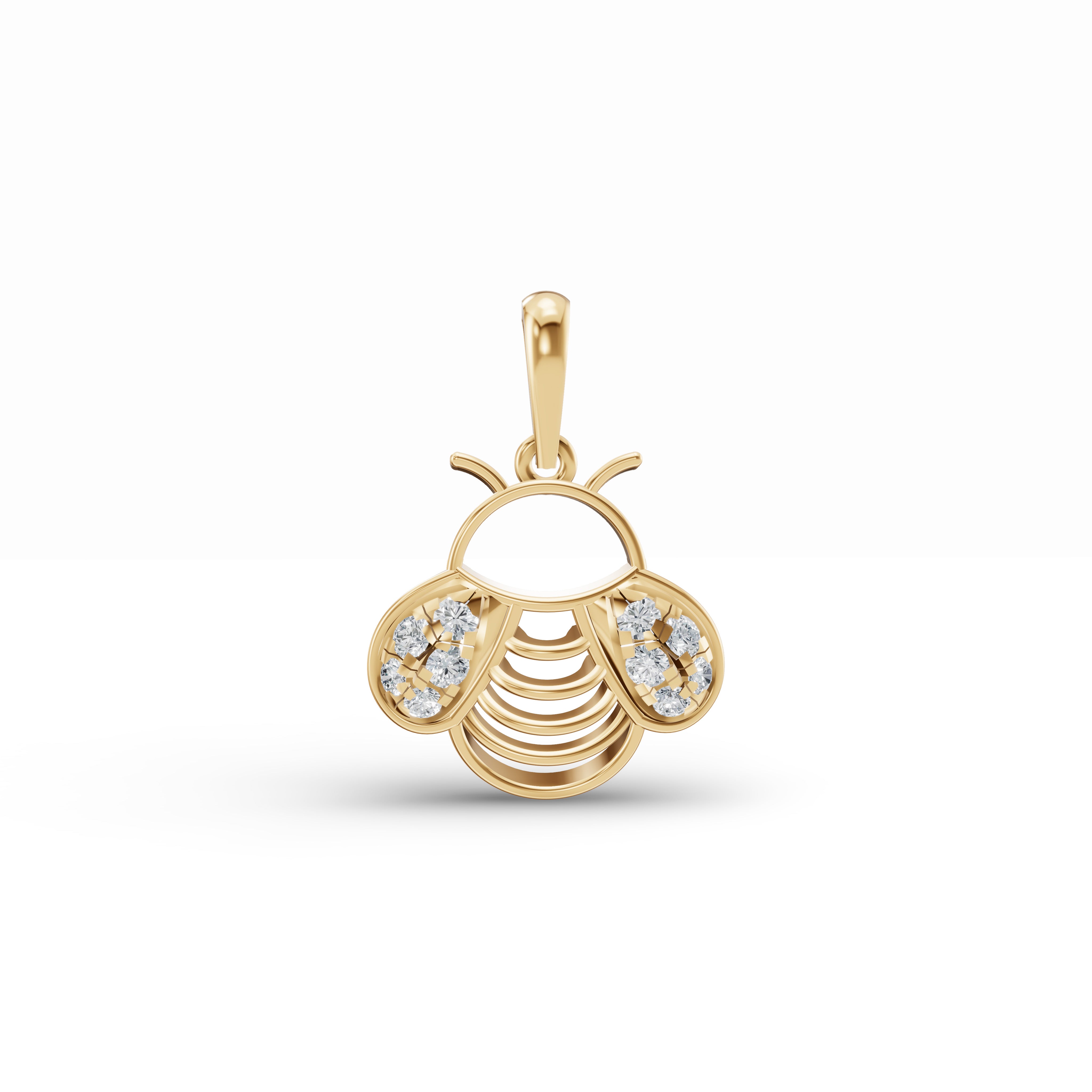 Bee Bling Diamond Pendant