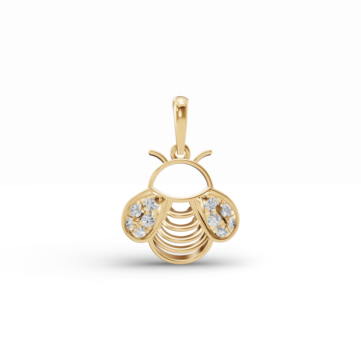 Bee Bling Diamond Pendant