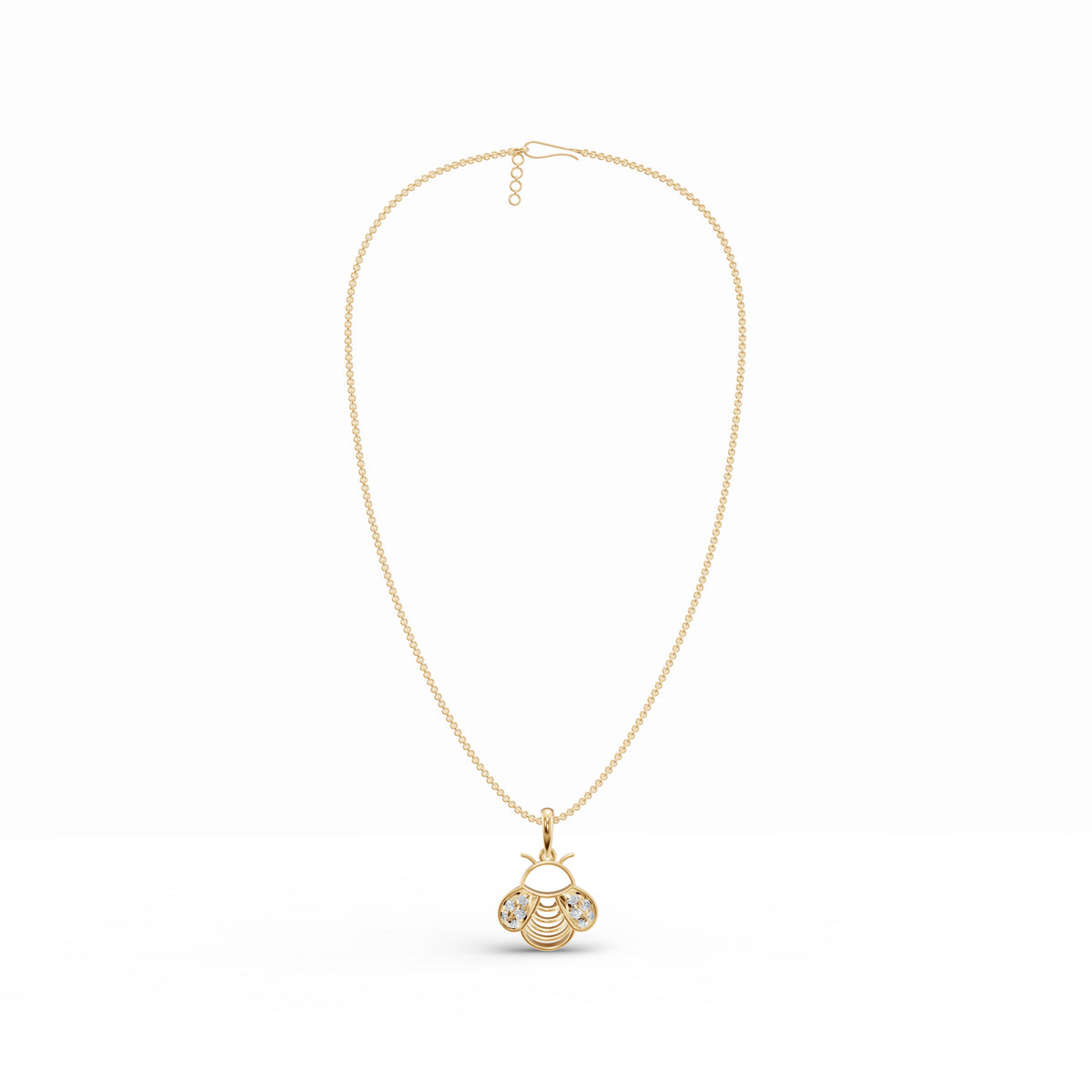 Bee Bling Diamond Pendant