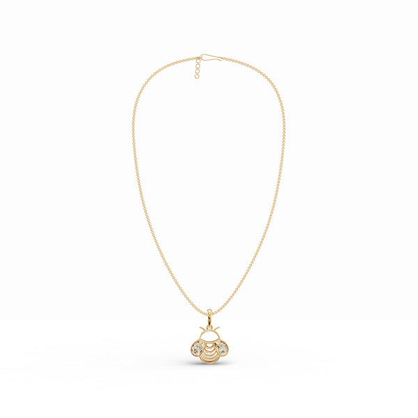 Bee Bling Diamond Pendant